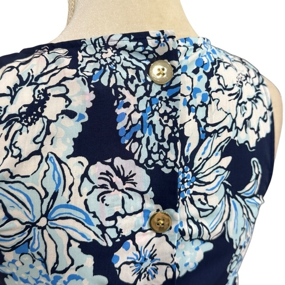Lilly Pulitzer XXS IONA SLEEVELESS TOP Low Tide Navy Bouquet Tank NWT Floral $98 - Picture 8 of 16
